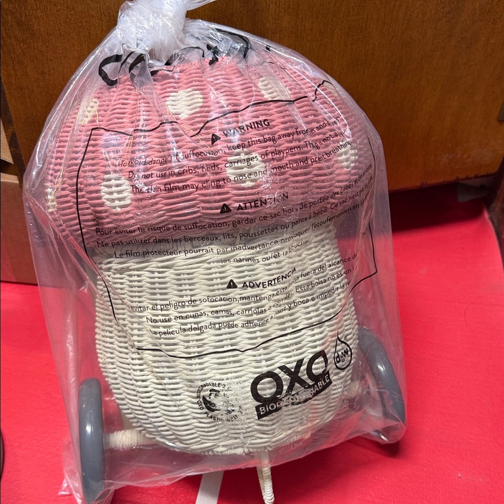 NWT Olli Ella Mushroom Luggy pink
